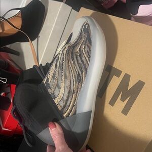 Yeezy Black and Gold Men's Sneakers